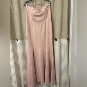 Showpo Blush Strapless Dress